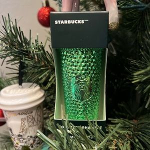 Starbucks Studded Cold Cup Ornament Keychain